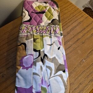 Vera Bradley Quilted Floral Bath Accessory - Purple, Green, White